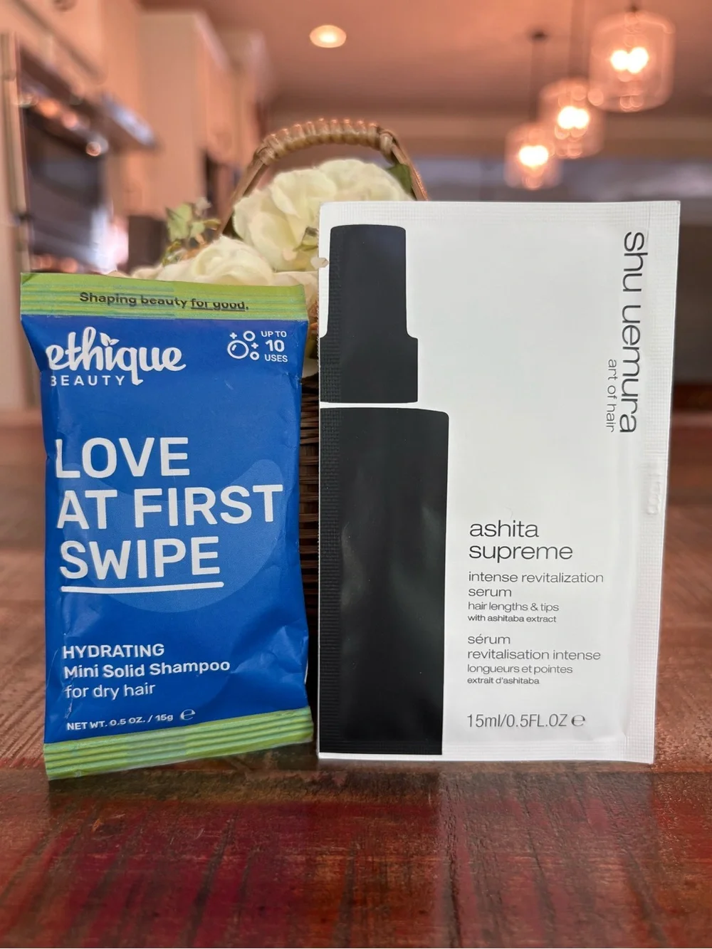 LOVE AT FIRST SWIPE Mini Solid Shampoo & SHU UEMURA Ashita Supreme SERUM!